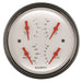 AutoMeter 1314 3-3/8in. QUAD GAUGE; 100 PSI/100-250 deg.F/8-18V/0-90 O; ARCTIC WHITE - Truck Part Superstore