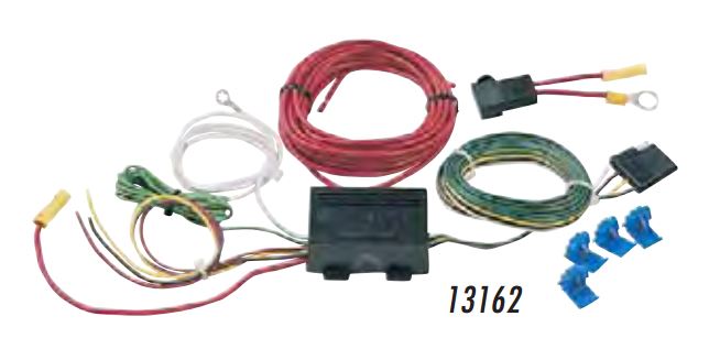Husky Towing 13162 Batt Power Adapts Turn & Stop Lights 108" Lgth Inc Lead Wire/Fuse Asm/Ny-Ties - Truck Part Superstore
