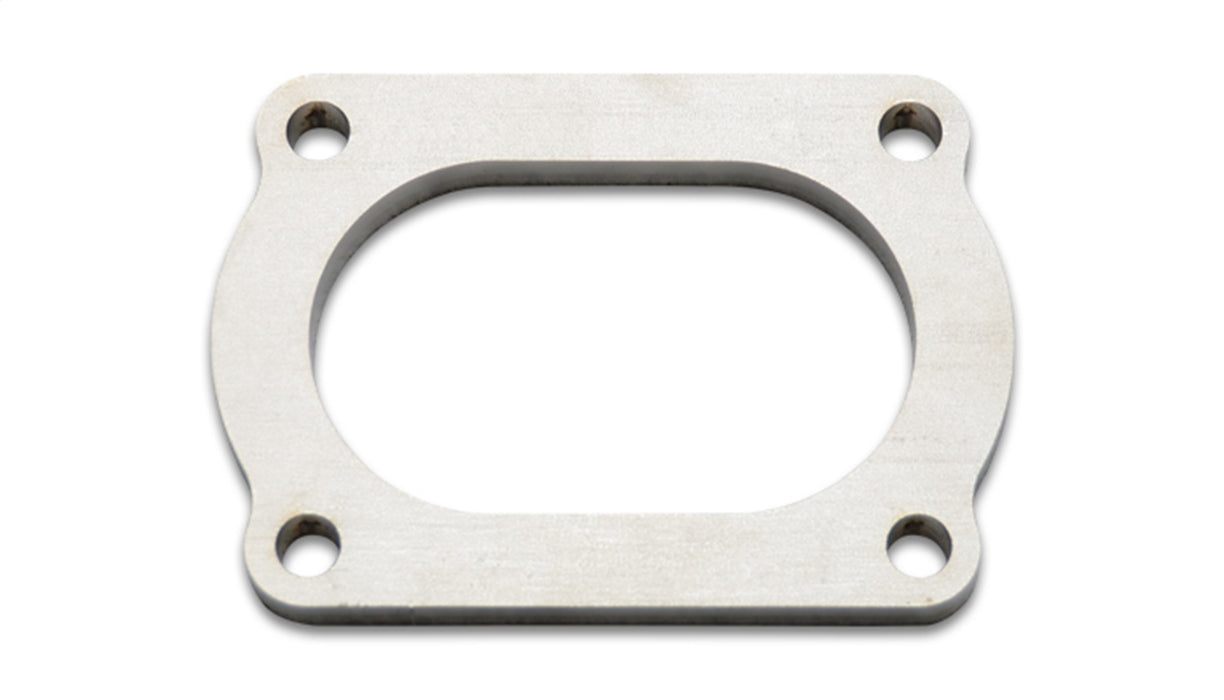 Vibrant Performance 13175S 4 Bolt Flange; For 3 in. Nominal Oval Tubing; 304 Stainless Steel; - Truck Part Superstore