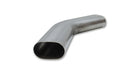 Vibrant Performance 13189 Stainless Tubing; 3 in. Oval 45 Degree Mandrel Bend; 6 in. x 6 in. Leg Length; - Truck Part Superstore