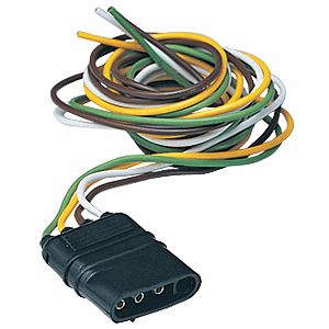 Husky Towing 13192 Trailer End 4 Way Flat 12 Inch Length - Truck Part Superstore
