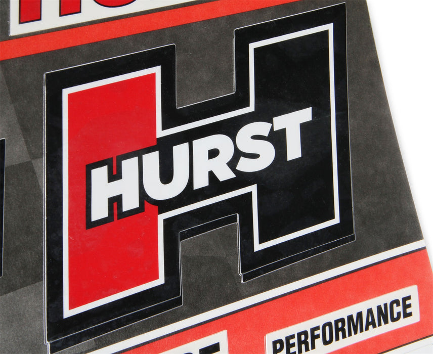 Hurst 1320000 Hurst Decal Pack; Red Logo; - Truck Part Superstore