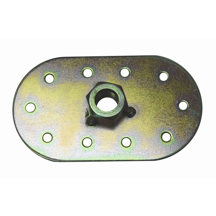 Omix 13202.06 Seat Belt Mount; Oval; Mounts Lap Belts; 1/2 in. x 20 Thread Bolt Hole; - Truck Part Superstore