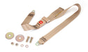 Omix 13202.20 Lap Seat Belt; 60 in.; Non-Retractable; Tan; Belt Mounting Hardware Included; - Truck Part Superstore