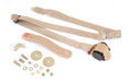Omix 13202.22 Seat Belt; 3 Point; Tan; Belt Mounting Hardware Included; - Truck Part Superstore