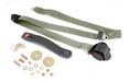 Omix 13202.42 Seat Belt; 3 Point; Retractable; Olive Drab; Retractable Shoulder Harnesses; - Truck Part Superstore