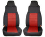Rugged Ridge 13210.53 Custom Neoprene Seat Cover; Pair; Red; - Truck Part Superstore