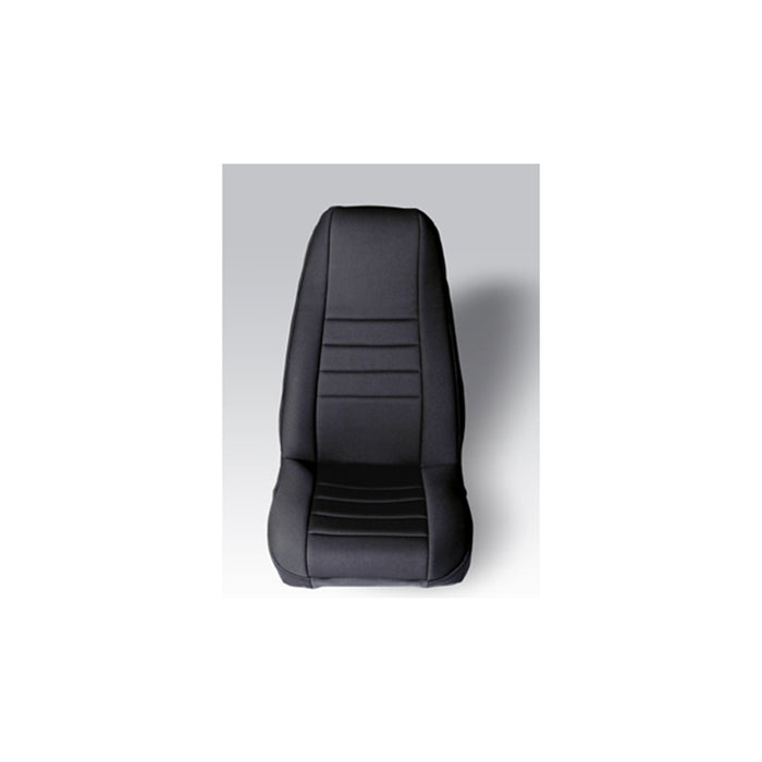 Rugged Ridge 13212.01 Custom Neoprene Seat Cover; Pair; Black; - Truck Part Superstore