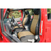 Rugged Ridge 13215.04 Custom Neoprene Seat Cover; Pair; Black w/Tan Inserts; - Truck Part Superstore