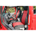Rugged Ridge 13215.53 Custom Neoprene Seat Cover; Pair; Black w/Red Inserts; - Truck Part Superstore