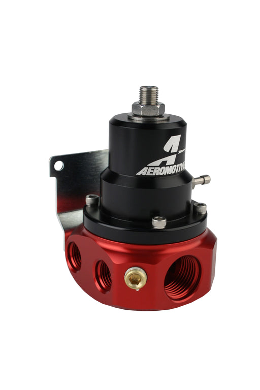 Aeromotive Fuel System 13224 A1000 4-Port Carbureted Bypass Regulator, 4 x AN-06, 1 x AN-10. - Truck Part Superstore
