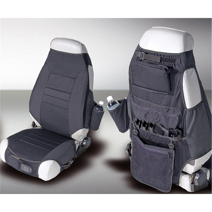 Rugged Ridge 13235.01 Seat Protector; Black Fabric; - Truck Part Superstore