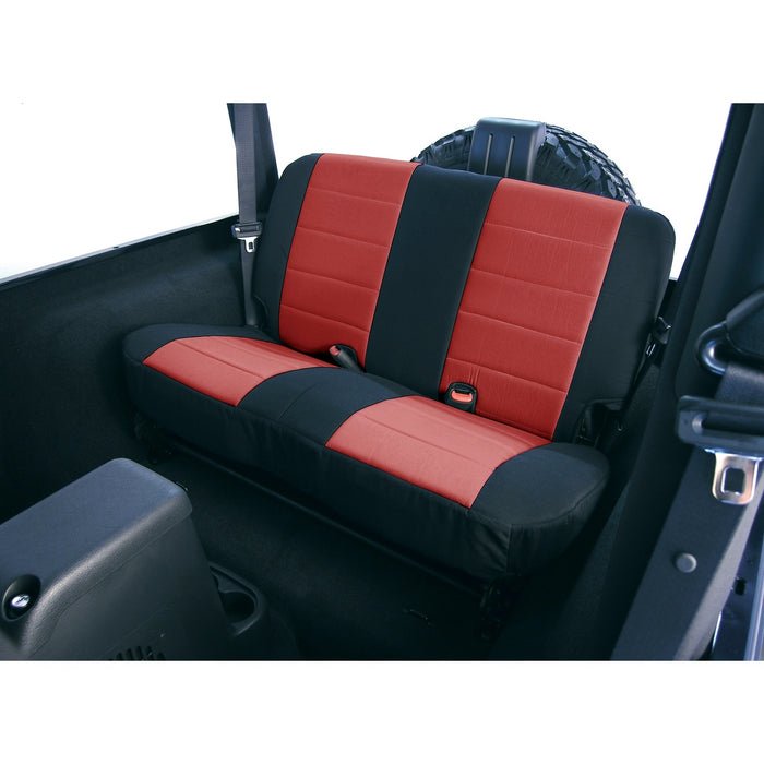 Rugged Ridge 13261.53 Custom Neoprene Seat Cover; Red; - Truck Part Superstore