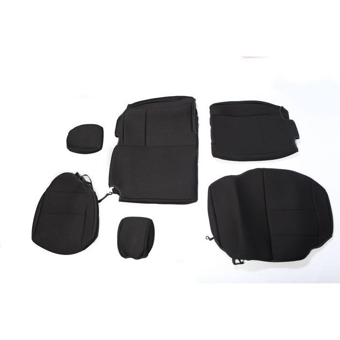 Rugged Ridge 13264.01 Custom Neoprene Seat Cover; Black; - Truck Part Superstore
