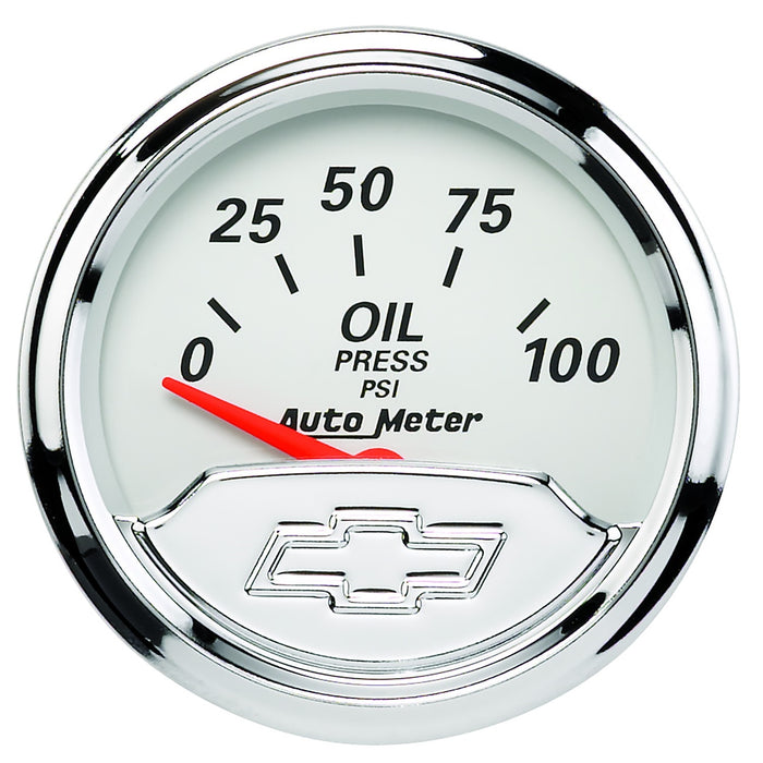 AutoMeter 1302-00408 GAUGE KIT; 5 PC.; 3 1/8in./2 1/16in.; ELEC. SPEEDO.; CHEVROLET HERITAGE BOWTIE - Truck Part Superstore