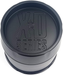 KMC 1327006026-KMC KMC CAP PUSH THRU S-BLK 3.27" - Truck Part Superstore