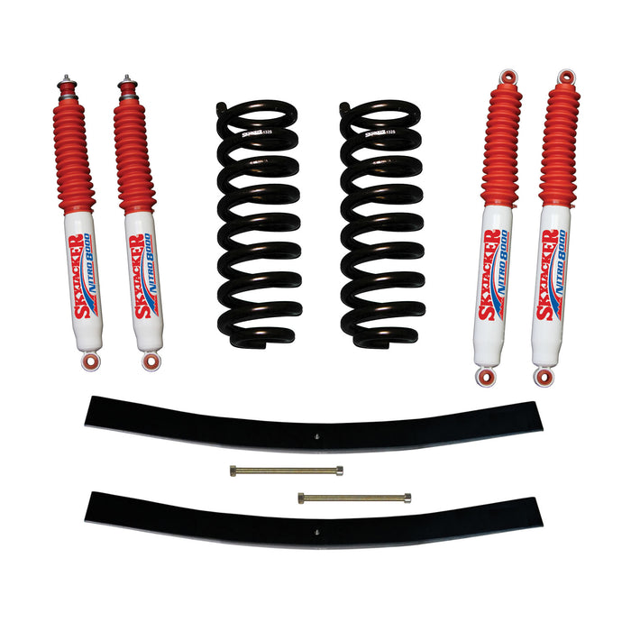 Skyjacker 132EXK-N Explorer/Navajo Suspension Lift Kit 91-94 Explorer 91-94 Navajo w/Shock Nitro Shocks 1.5-2 Inch Lift Incl. Front Coil Springs Rear Add-A-Leafs Skyjacker - Truck Part Superstore