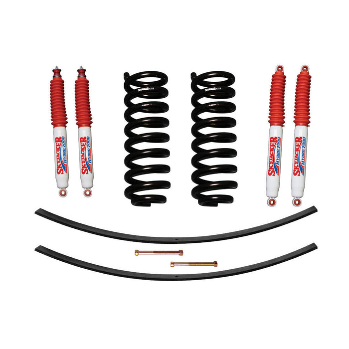 Skyjacker 132K-H Ranger/Bronco II Suspension Lift Kit 83-89 Ranger 84-89 Bronco II w/Shock 1.5-2 Inch Lift Incl. Front Coil Springs Rear Add-A-Leafs Skyjacker - Truck Part Superstore