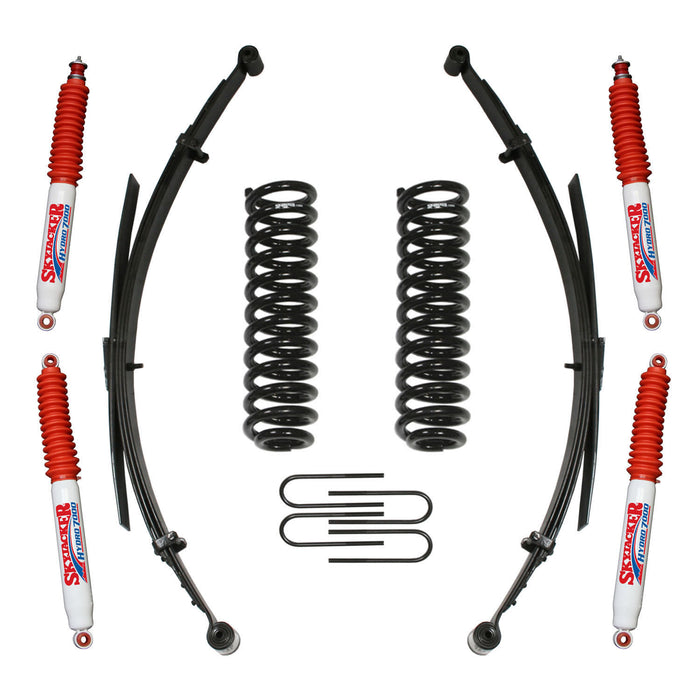 Skyjacker 132XKS-H Ranger/B4000 Suspension Lift Kit 86-97 Ranger 94-97 B4000 w/Shock 1.5-2 Inch Lift Incl. Rear U Bolt Kit Front Coil/Rear Leaf Springs Skyjacker - Truck Part Superstore
