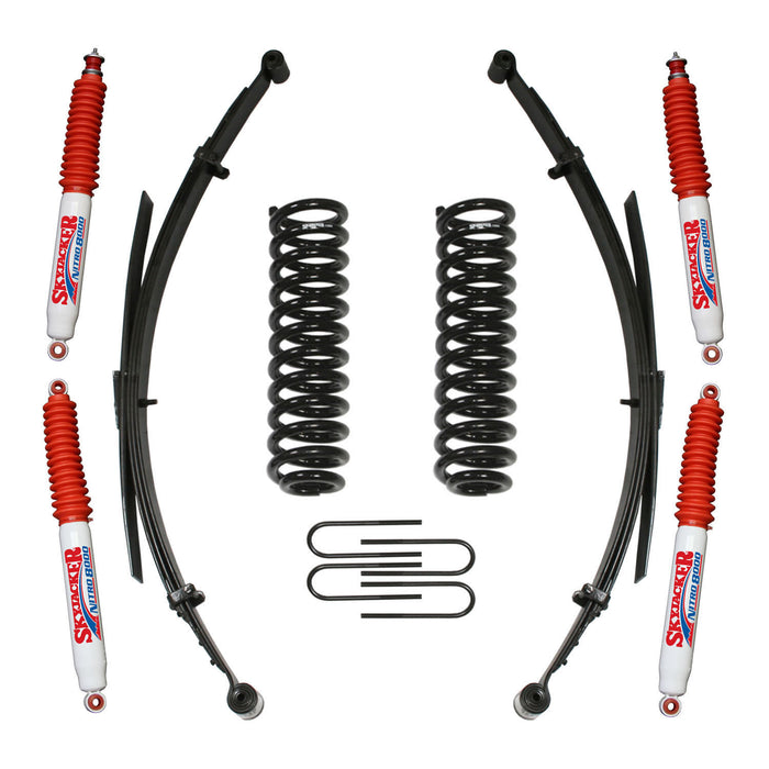 Skyjacker 132XKS-N Ranger/B4000 Suspension Lift Kit 86-97 Ranger 94-97 B4000 w/Shock Nitro Shocks 1.5-2 Inch Lift Incl. Rear U Bolt Kit Front Coil/Rear Leaf Springs Skyjacker - Truck Part Superstore