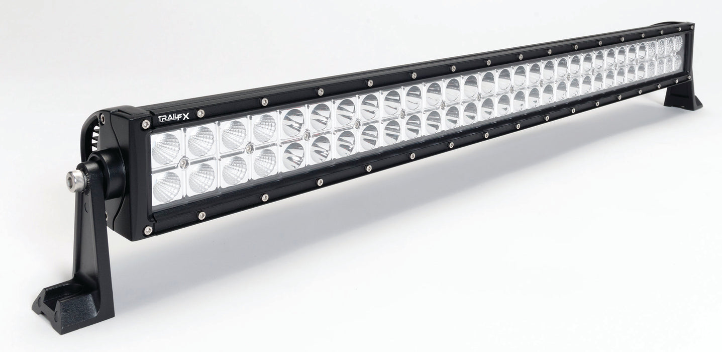 TrailFX 1330151 30 In 180W 12.7A At 12Vs 90 Deg Flod/8 Deg Spt 8468 Effec Lums Clr Len Blac Alum - Truck Part Superstore