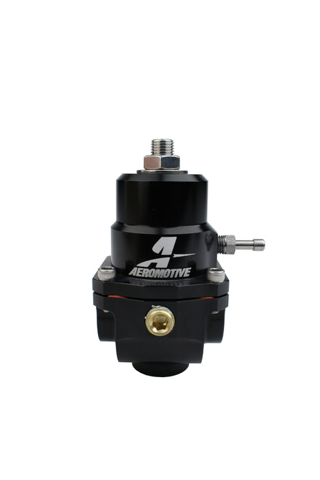 Aeromotive Fuel System 13303 Regulator, X1 Adjustable, 35-75psi, .188 Valve, (2)-08inlets, -08 return . - Truck Part Superstore