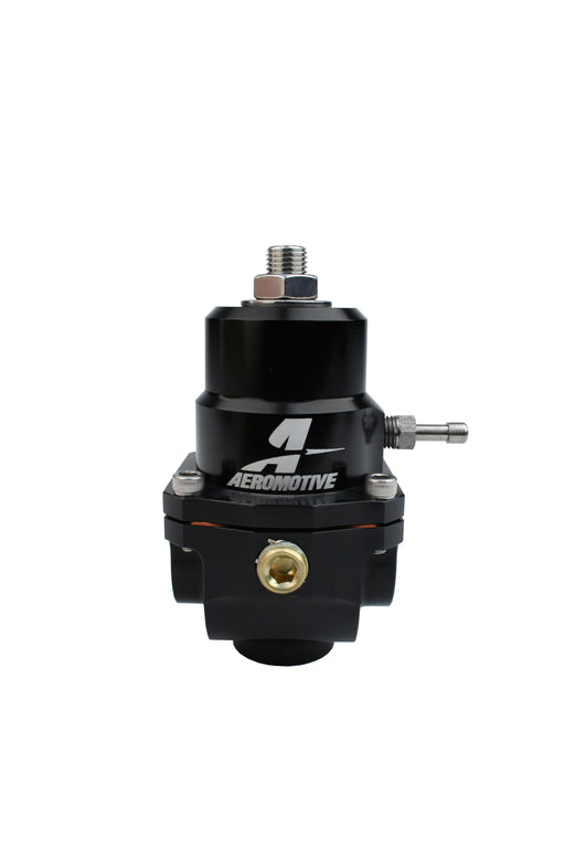 Aeromotive Fuel System 13303 Regulator, X1 Adjustable, 35-75psi, .188 Valve, (2)-08inlets, -08 return . - Truck Part Superstore