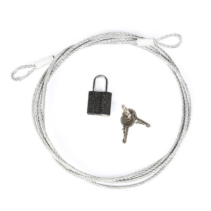 Rugged Ridge 13303.01 Car Cover Lock And Cable System; - Truck Part Superstore