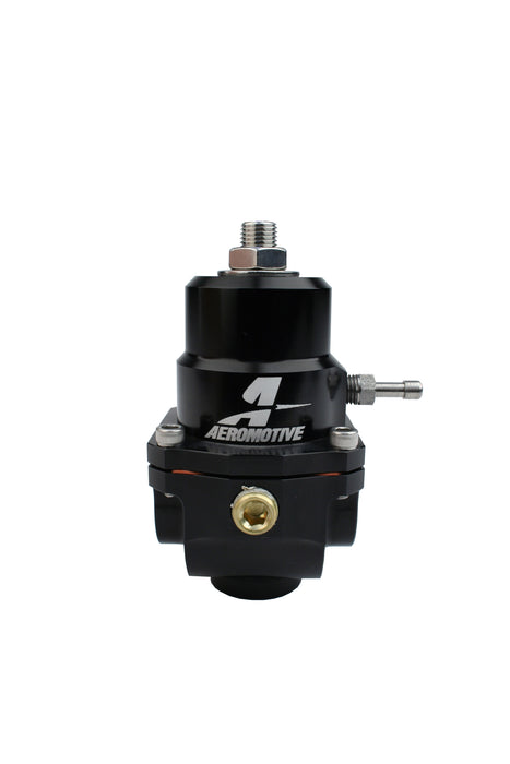 Aeromotive Fuel System 13305 Regulator, X1 Adjustable, 35-75psi, .313 Valve, (2)-08inlets, -08 return . - Truck Part Superstore
