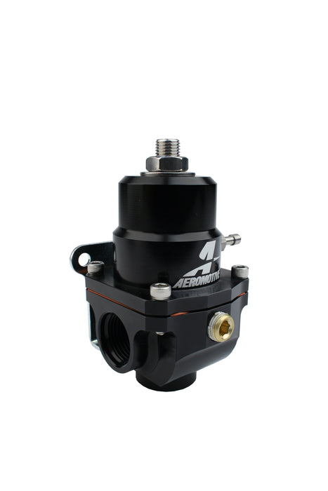 Aeromotive Fuel System 13305 Regulator, X1 Adjustable, 35-75psi, .313 Valve, (2)-08inlets, -08 return . - Truck Part Superstore