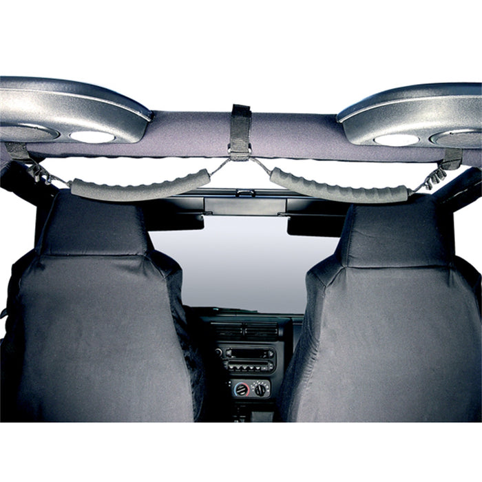 Rugged Ridge 13305.05 Ultimate Grab Handles; Rear; Dual Handle; Pair; Red; - Truck Part Superstore