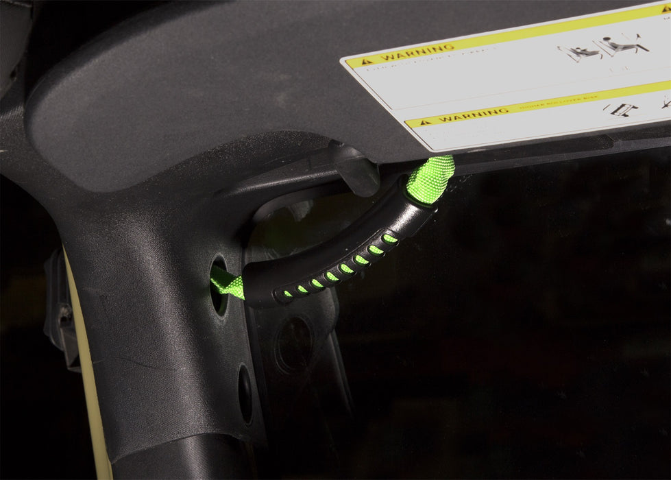 Rugged Ridge 13305.18 A-Pillar Grab Handle; Green; - Truck Part Superstore