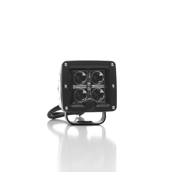 KC Hilites 1330 C3 LED; 3in. Spot 12w (no Harness) (ea) - Truck Part Superstore