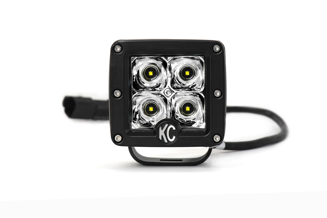 KC Hilites 1330 C3 LED; 3in. Spot 12w (no Harness) (ea) - Truck Part Superstore
