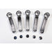 Rugged Ridge 13311.12 Chrome Door Handle Cover; Incl. 4 Door Handles and Tailgate Hinge Cover; - Truck Part Superstore