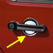 Rugged Ridge 13311.15 Door Handle Recess Guard; 3 pc.; Chrome; - Truck Part Superstore