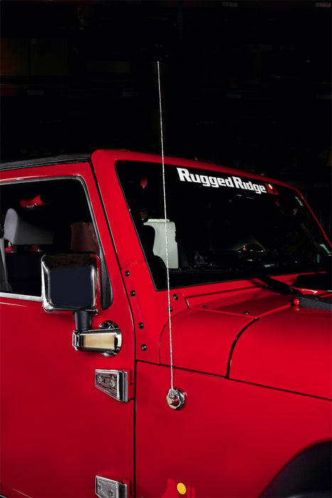Rugged Ridge 13311.26 Antenna Base Cover; Chrome; - Truck Part Superstore