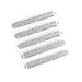 Rugged Ridge 13311.51 Door Handle Insert; Front; 5 pc.; Brushed Tread; - Truck Part Superstore