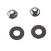 Omix 13318.04 Radio Delete Hardware Kit; Steel; Incl. 2 Nuts/2 Washers; - Truck Part Superstore