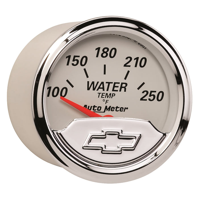 AutoMeter 1337-00408 GAUGE; WATER TEMP; 2 1/16in.; 250deg.F; ELEC; CHEVROLET HERITAGE BOWTIE - Truck Part Superstore