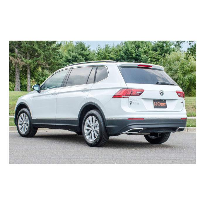CURT 13381 CURT 13381 Class 3 Trailer Hitch; 2-Inch Receiver; Fits Select Volkswagen Tiguan - Truck Part Superstore