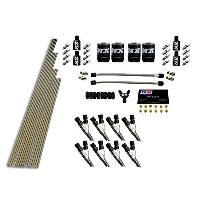Nitrous Express 13384 8-CYL STD NOZZLE INTAKE PLUMBING KIT (INCL. ALL NECESSARY HARDWARE) - Truck Part Superstore