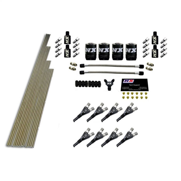 Nitrous Express 13385 8-CYL SHARK NOZZLE INTAKE PLUMBING KIT (INCL. ALL NECESSARY HARDWARE) - Truck Part Superstore