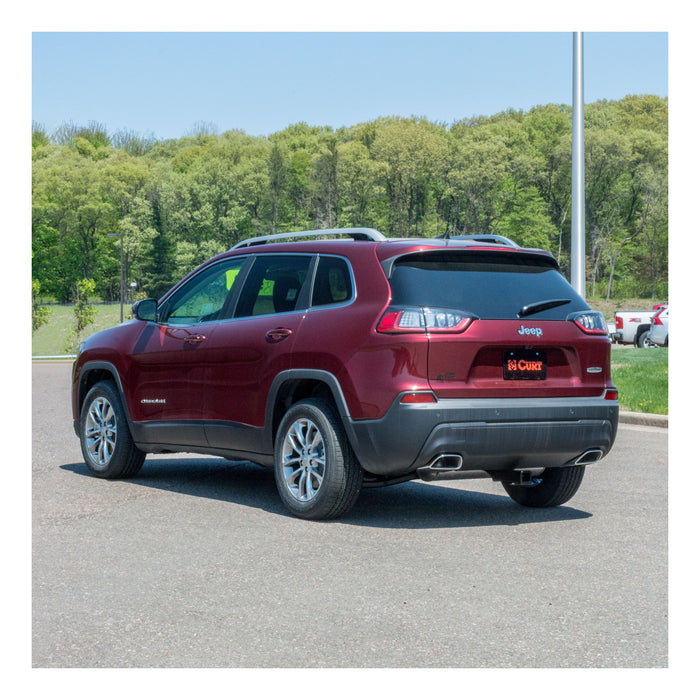 CURT 13395 Class 3 Hitch; 2in. Receiver; Select Jeep Cherokee KL (Concealed Main Body) - Truck Part Superstore