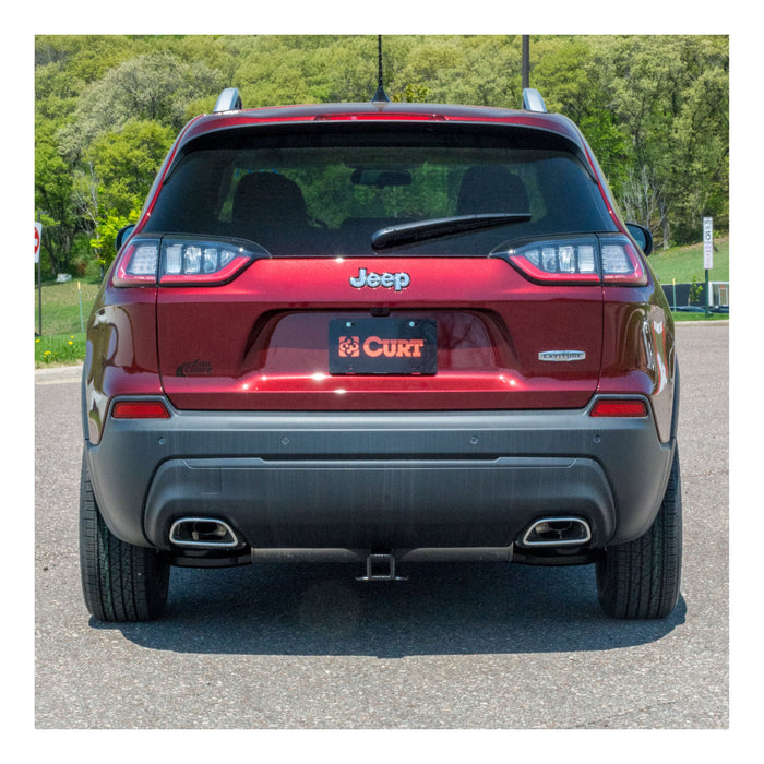 CURT 13395 Class 3 Hitch; 2in. Receiver; Select Jeep Cherokee KL (Concealed Main Body) - Truck Part Superstore