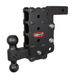 GEN-Y Hitch GH-15012 PHANTOM Flip 2" Shank 9" Drop 1.2K TW 12K Hitch & GH-044 Dual-Ball Mount - Truck Part Superstore