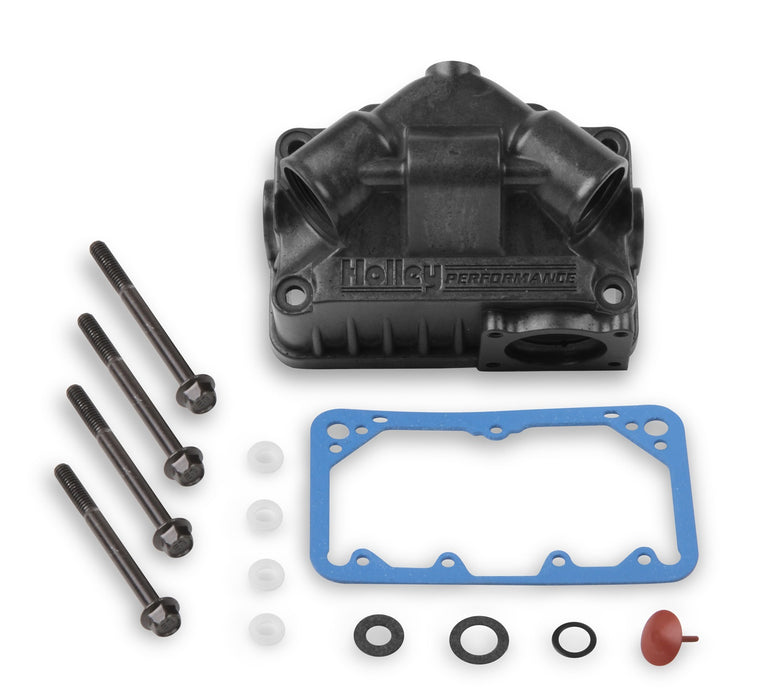 Holley 134-71HB Aluminum V Bowl Kit; Primary Bowl; Center Hung Float; Hard Core Gray; - Truck Part Superstore