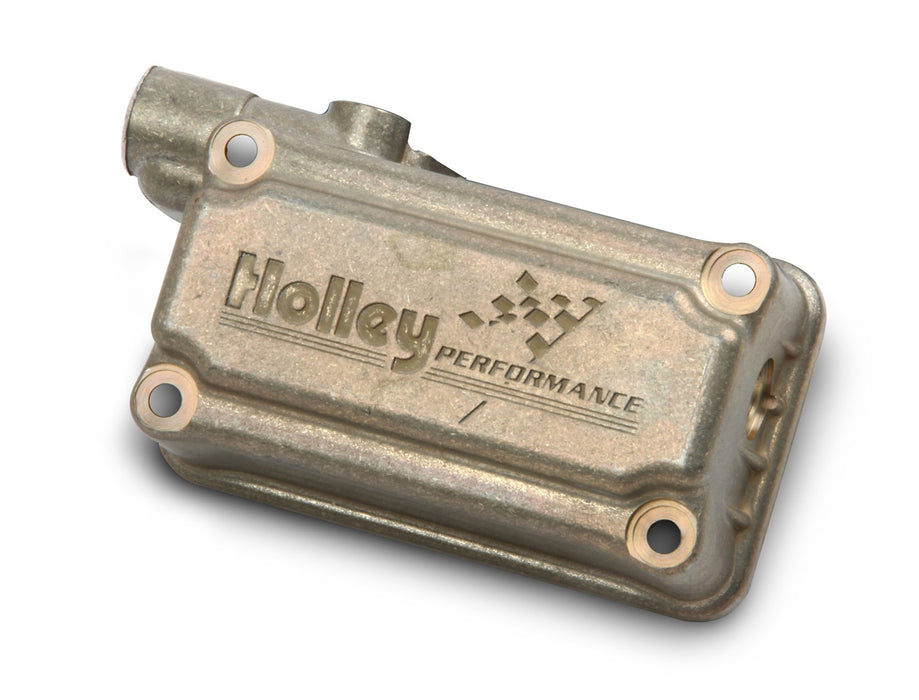 Holley 134-77C Aluminum Fuel Bowl Kit; Square; Secondary Fuel Bowl; Chromate Finish; - Truck Part Superstore