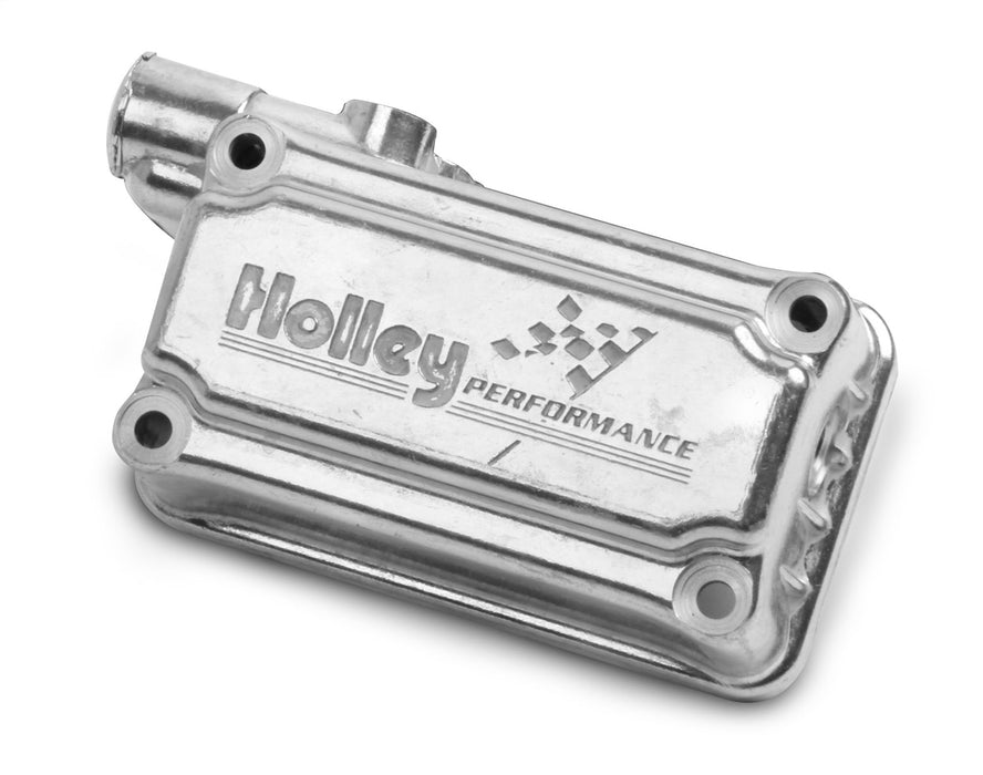 Holley 134-77S Aluminum Fuel Bowl Kit; Square; Secondary Fuel Bowl; Shiny Finish; - Truck Part Superstore
