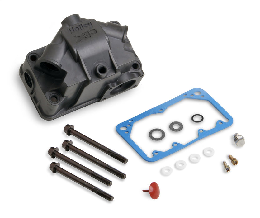 Holley 134-78HB Aluminum HP V Bowl Kit; Ultra XP; Hard Core Gray; - Truck Part Superstore